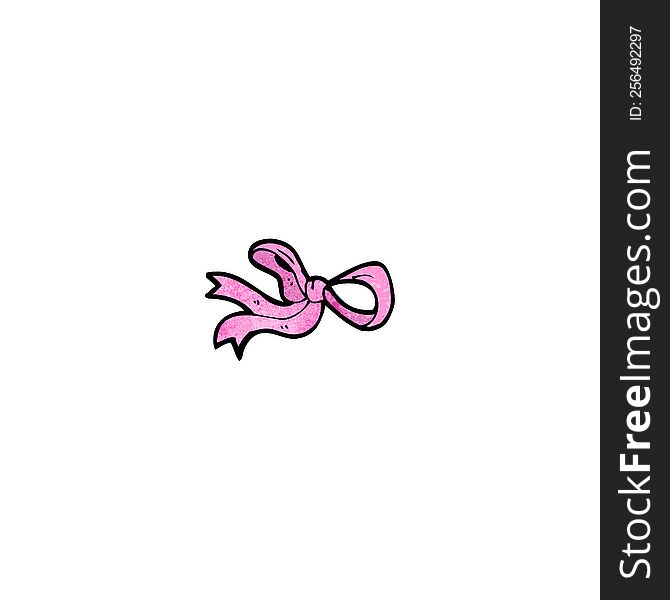 cartoon pink bow