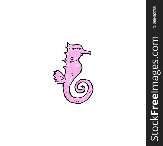 cartoon seahorse