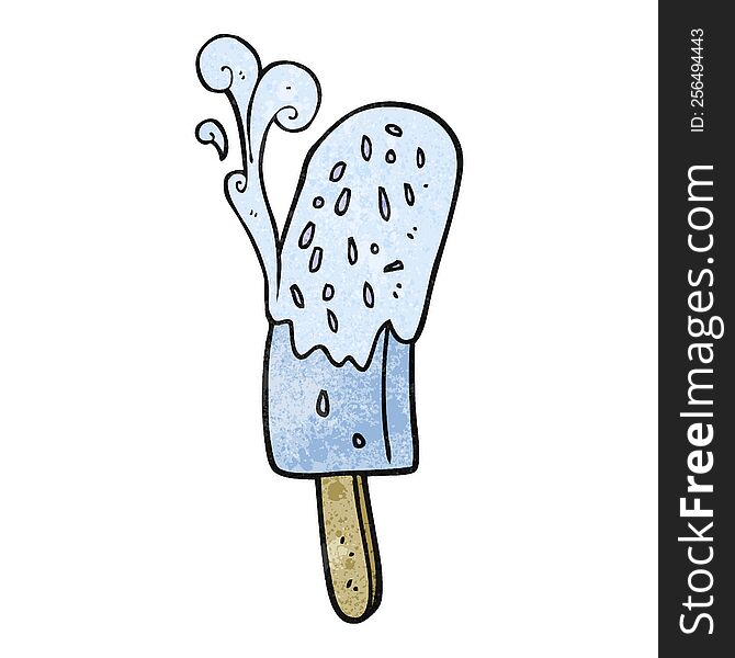 Texture Cartoon Ice Lolly