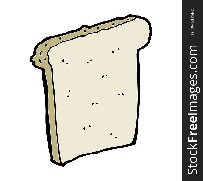 Cartoon Slice Of Bread