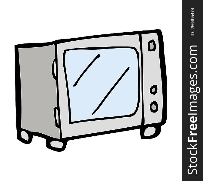 cartoon microwave