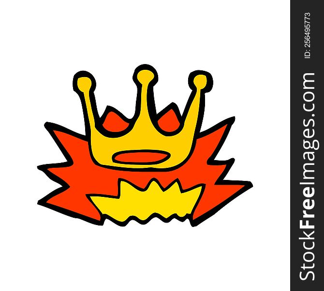 cartoon crown symbol