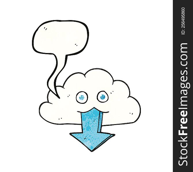 freehand speech bubble textured cartoon download from the cloud