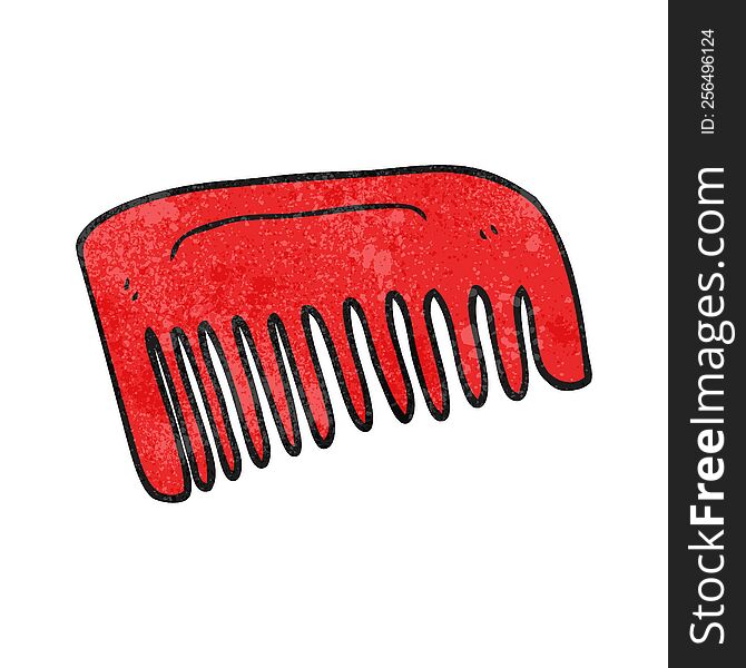 Textured Cartoon Comb