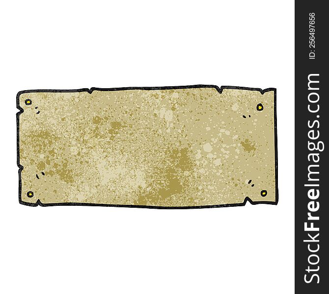 texture cartoon blank sign