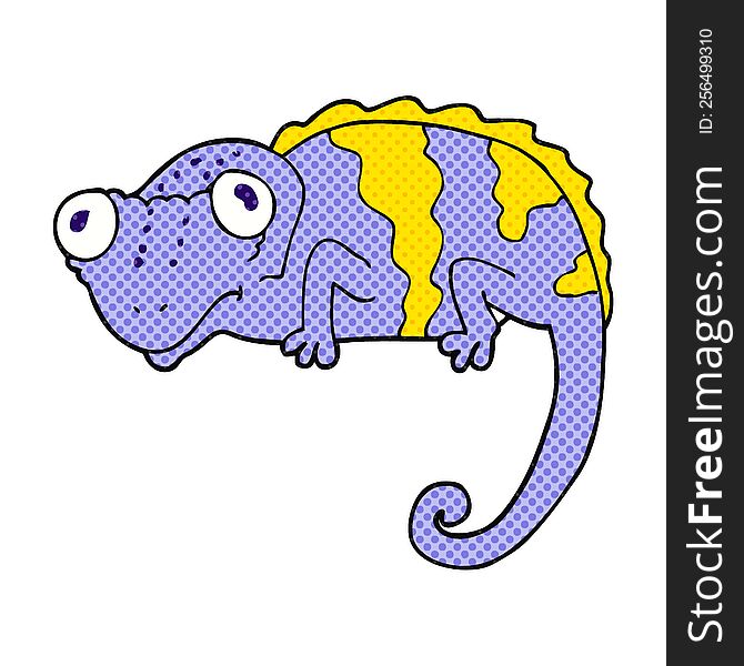 cartoon chameleon