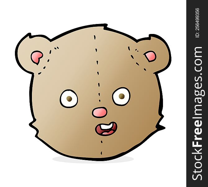 cartoon teddy bear head