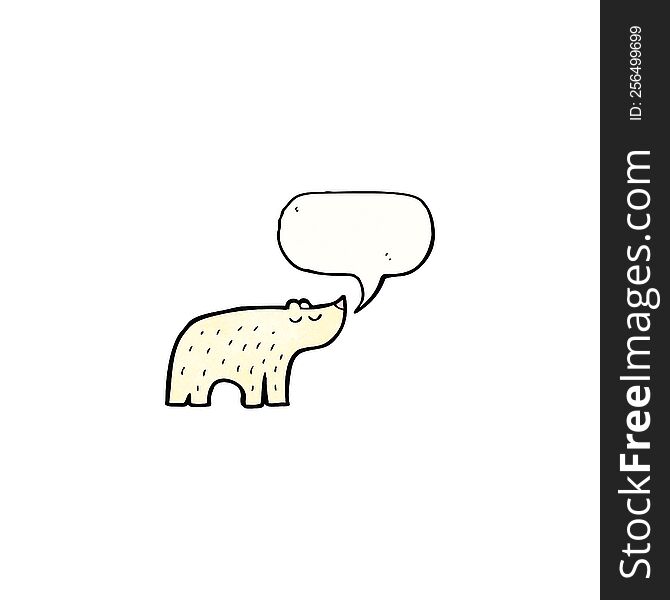 cute polar bear cartoon