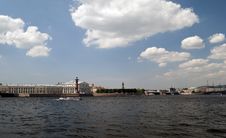 Spit Of Vasilevsky Island Royalty Free Stock Image Spit Of Vasilevsky Island Royalty Free Stock Image