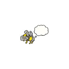 Cartoon Bumble Bee Royalty Free Stock Images