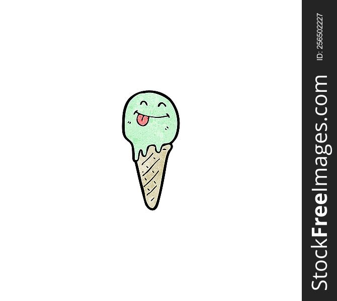 cartoon ice cream