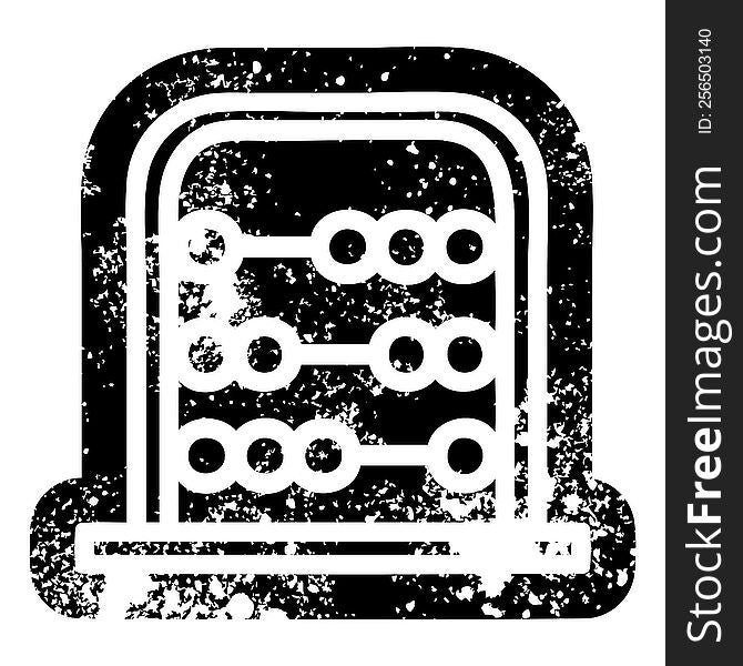 traditional abacus icon symbol