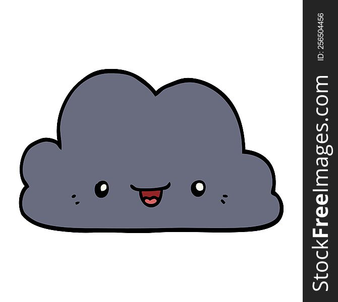 cute cartoon cloud