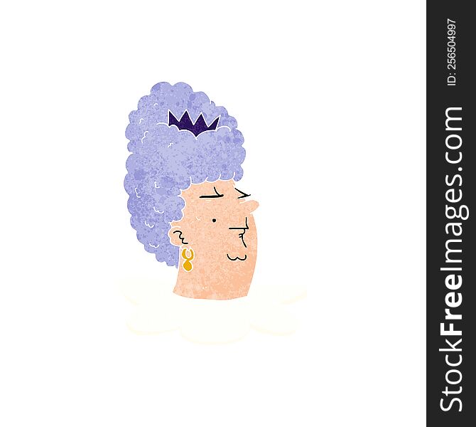 Cartoon Queen S Head