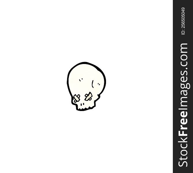 Spooky Skull Symbol