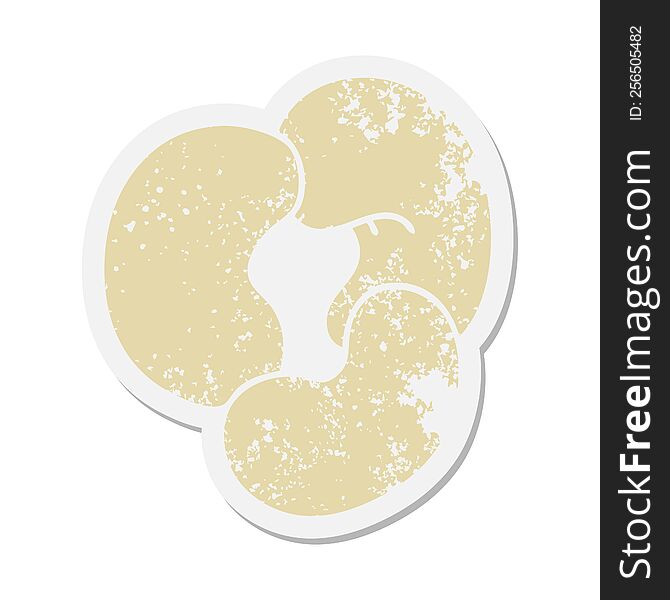 cashew nuts grunge sticker