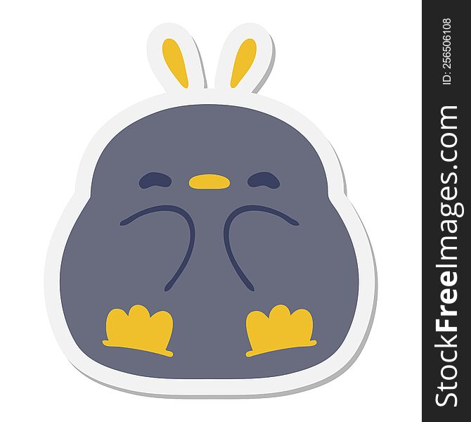 Cute Little Penguin Sticker