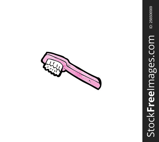 cartoon tooth brush