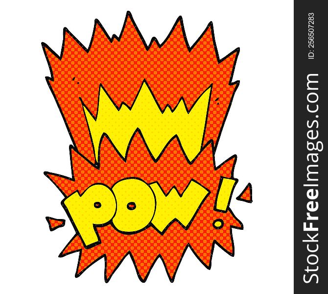 Cartoon Pow Symbol