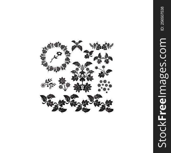 Floral Decorative Elements