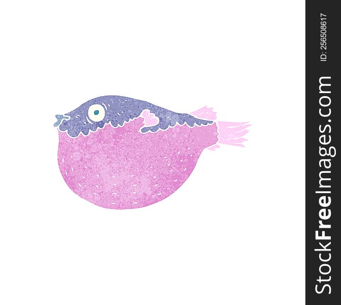 cartoon blowfish