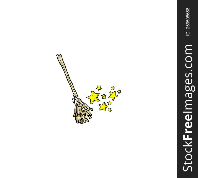magic broom cartoon
