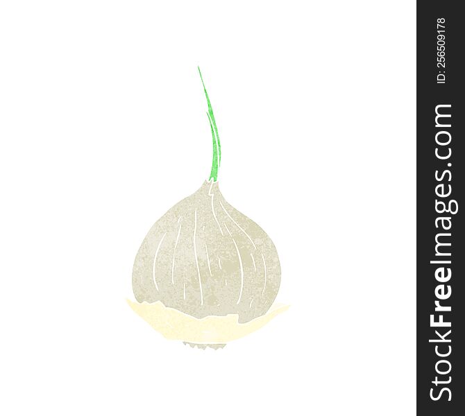 Retro Cartoon Onion
