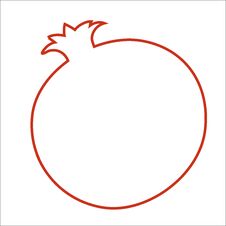 Pomegranate Line Icon. Outline Style Icon For Web Site Or Mobile App, Punica And Fruit, Grenade Icon. Simple Illustr Royalty Free Stock Photo Pomegranate Line Icon. Outline Style Icon For Web Site Or Mobile App, Punica And Fruit, Grenade Icon. Simple Illustr Royalty Free Stock Photo