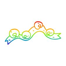 Rainbow Gradient Line Drawing Cartoon Xmas Bells Stock Photos Rainbow Gradient Line Drawing Cartoon Xmas Bells Stock Photos
