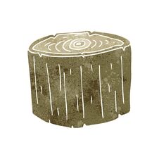 Free Retro Cartoon Log Stock Photography - 256516842