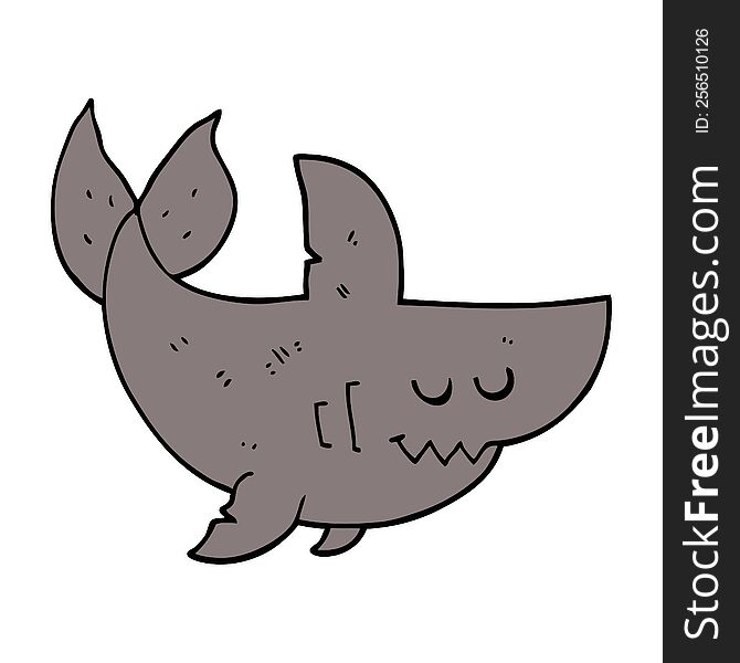 cartoon shark