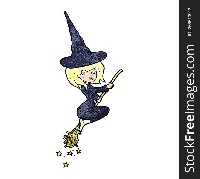 cartoon halloween witch