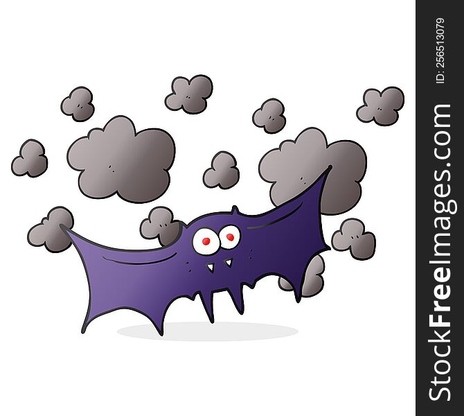 Cartoon Vampire Bat
