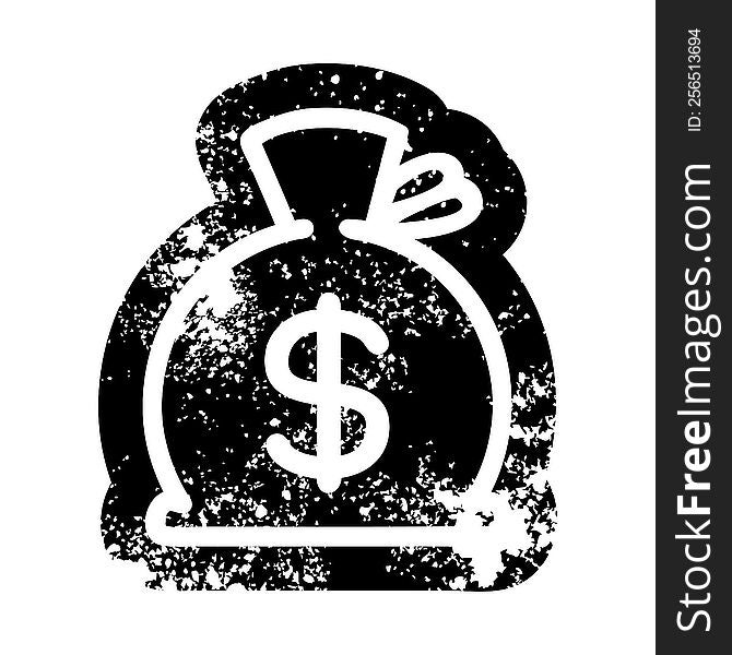 sack of money icon symbol
