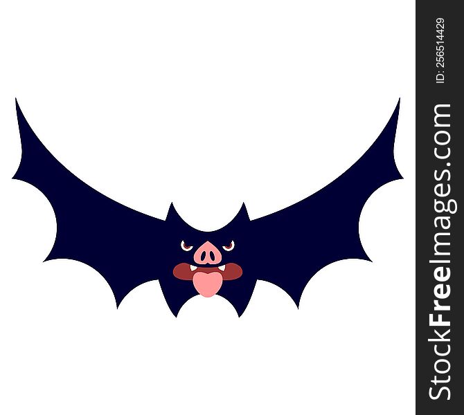 spooky halloween bat