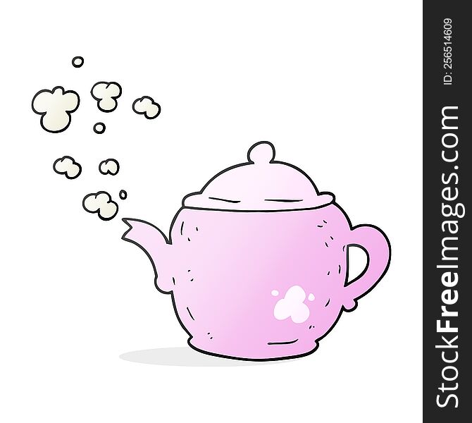 Cartoon Teapot