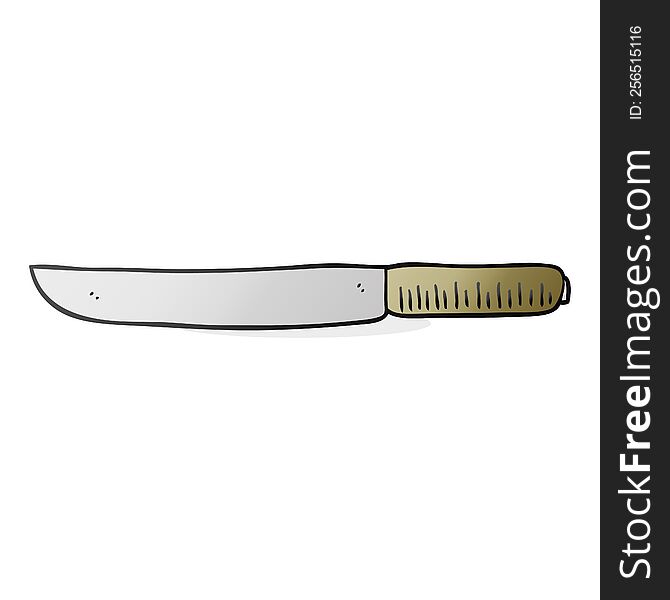 Cartoon Butter Knife