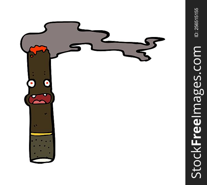 cartoon cigar