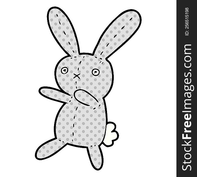 cartoon toy rabbit. cartoon toy rabbit