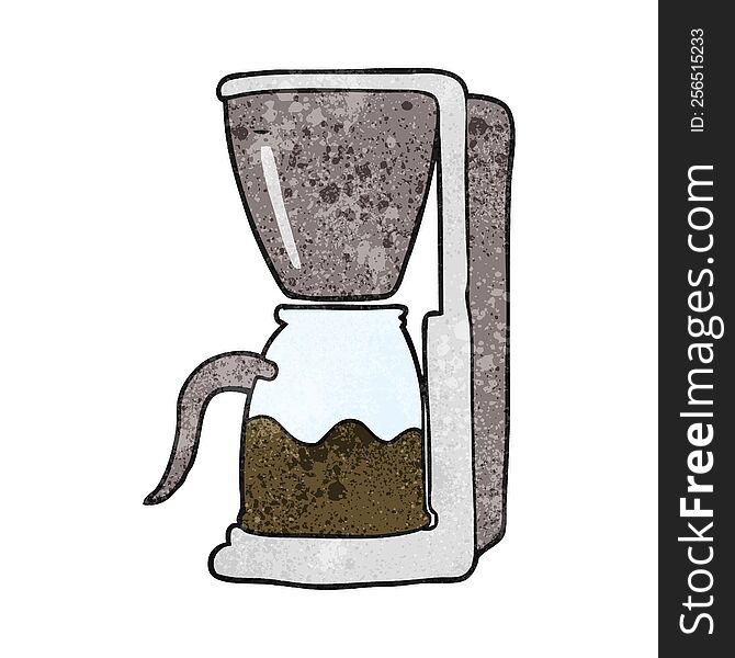Textured Cartoon Coffee Maker