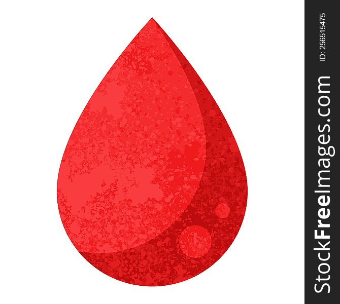 Blood Drop Graphic Icon
