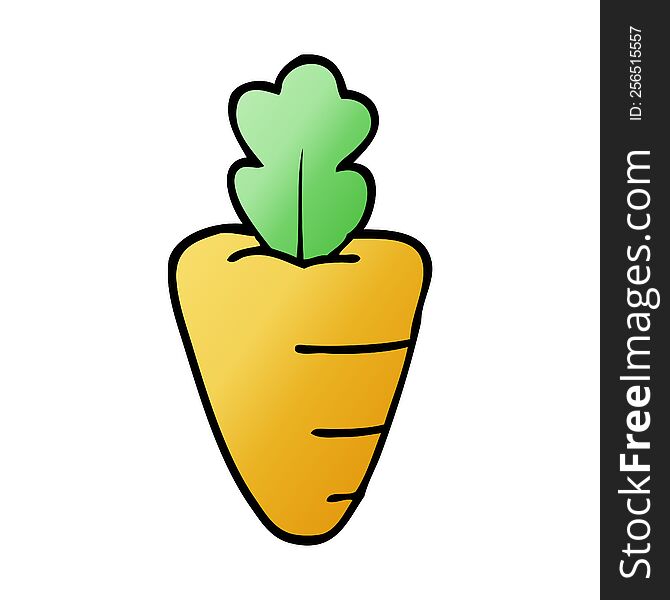 Cartoon Doodle Carrot