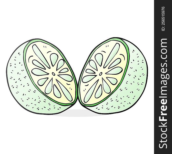 Cartoon Half Melon