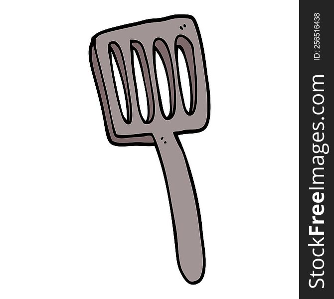 Cartoon Doodle Food Spatula