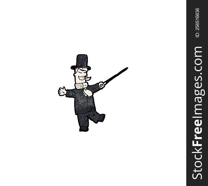 Cartoon Victorian Gentleman