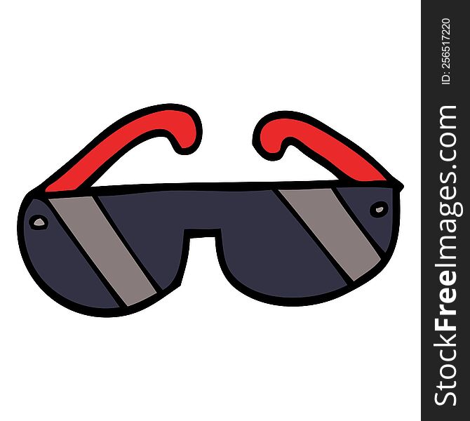 Cartoon Doodle Sunglasses