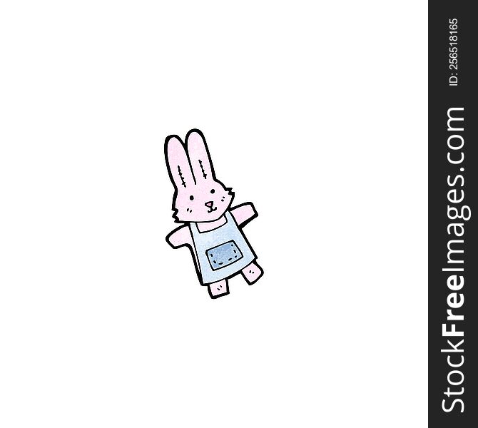 Cartoon Pink Rabbit