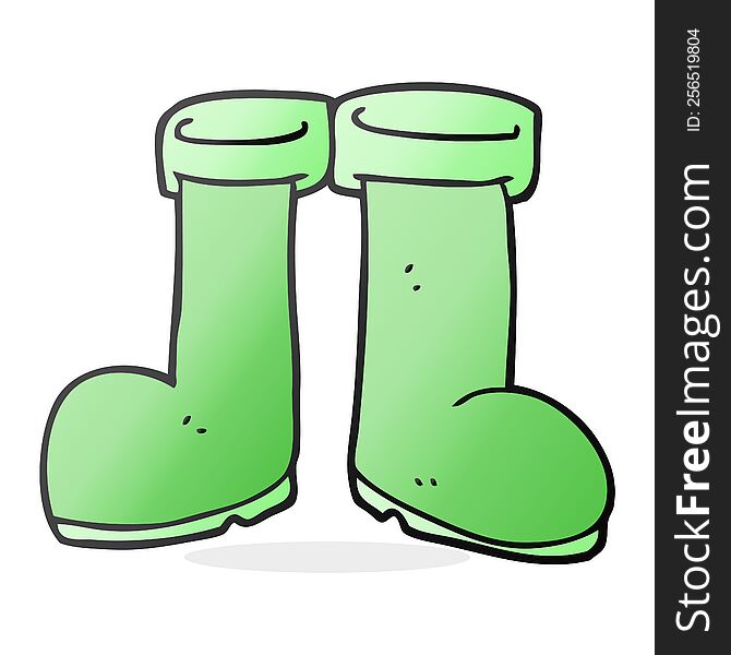 Cartoon Wellington Boots