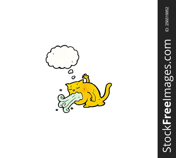 burping cat cartoon