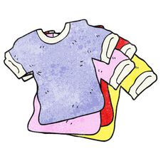 Free Texture Cartoon T Shirts Stock Photo - 256521260